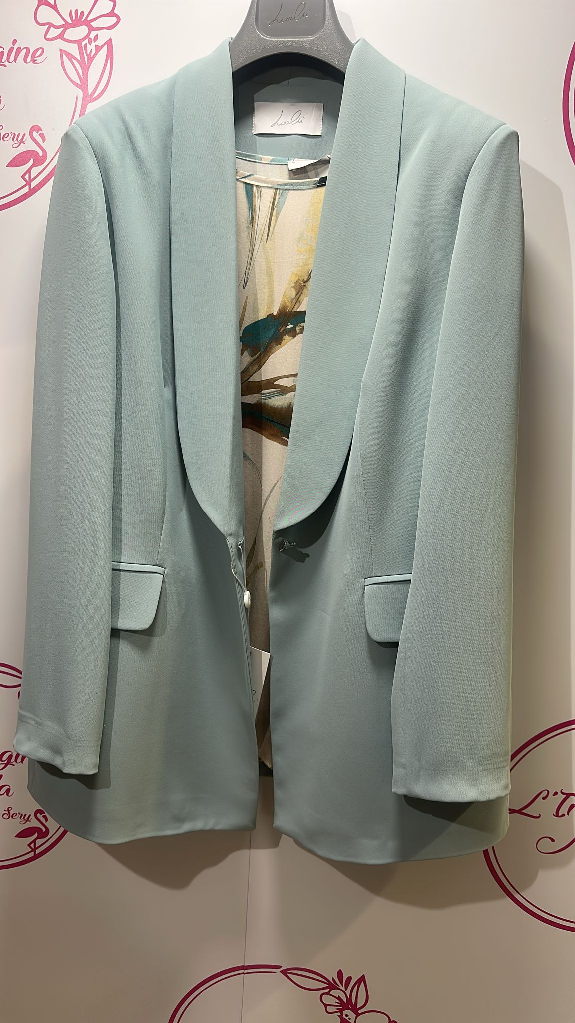 Completo curvy in tessuto fluido