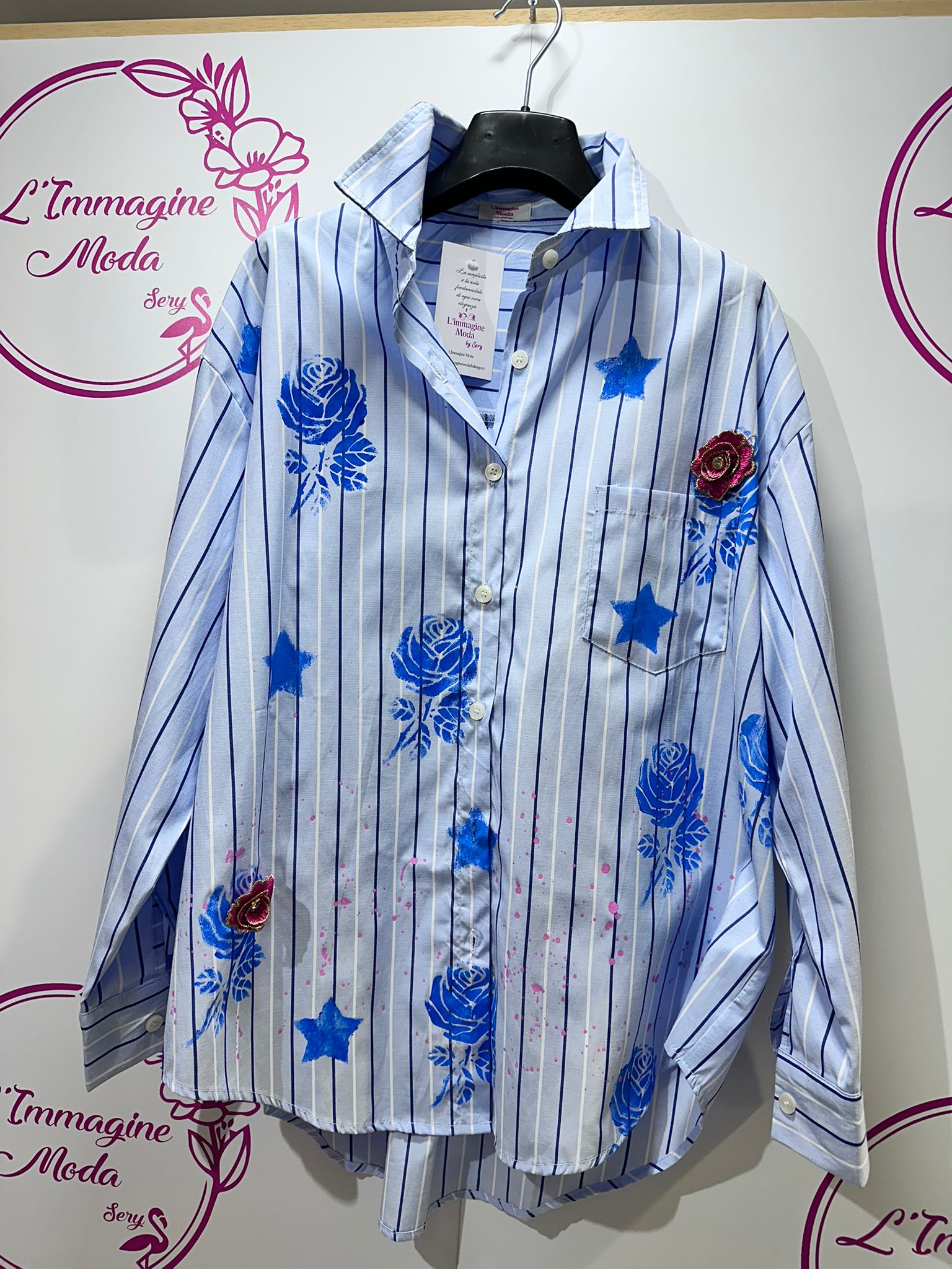 Camicia Dipinta a Mano