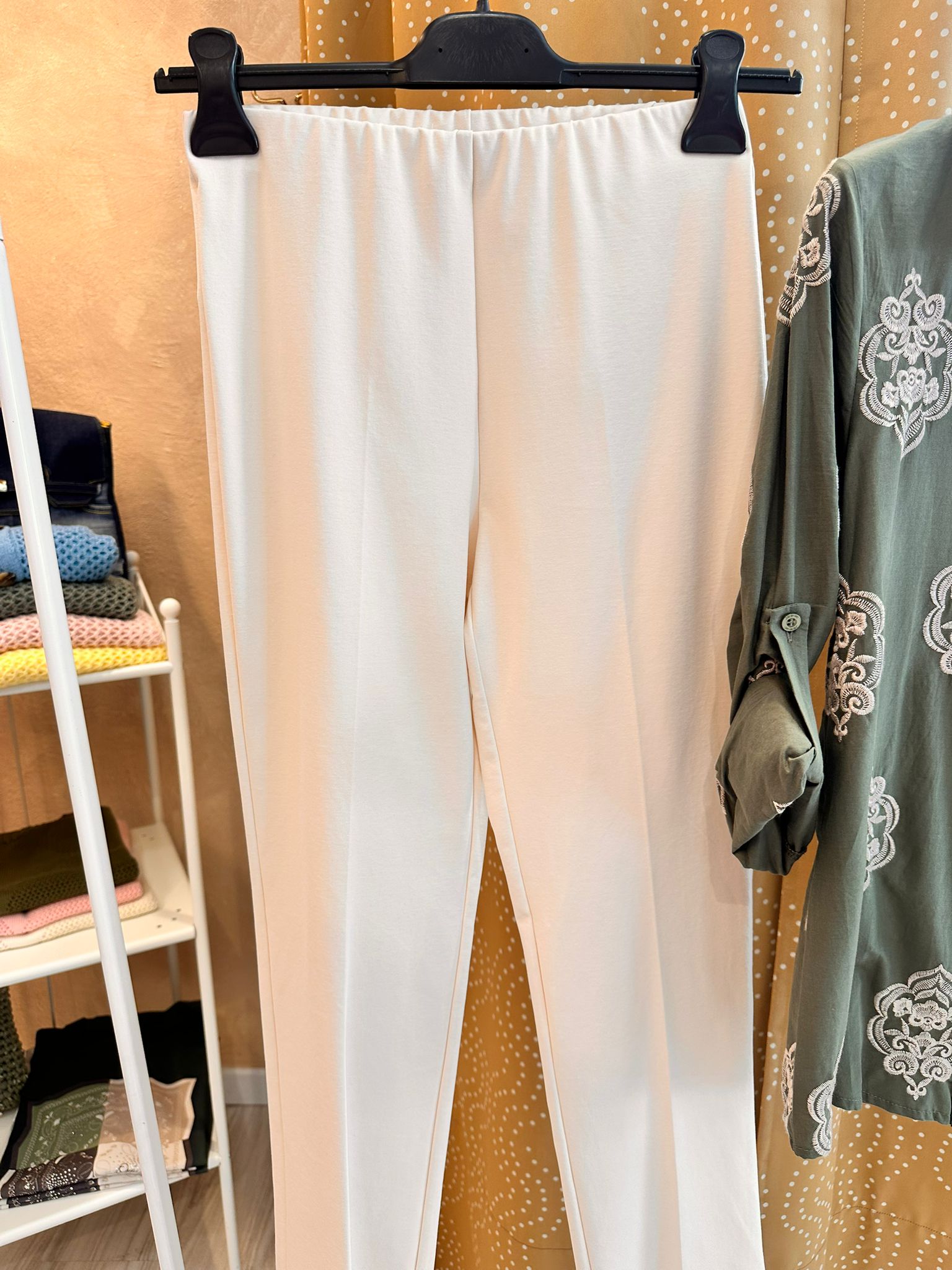 Pantalone Bianco Crop